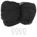 WFLNHB 10x40Ft Baseball Softball Backstop Net, Sports Netting Barrier Twisted Knotted PE Nets, for Playing Field, Backyard or Garage, Hook Included