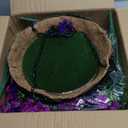 Artificial Hanging Baskets Outdoor, 4 Bundles Artificial Hanging Flowers Outdoors Spring Summer Decoration, No Fade Realistic Fake Hanging Baskets for Porch Patio Balcony Home Yard Decor (Double Purple)