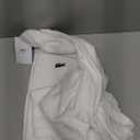 Lacoste Classic Pique Bath Robe, 100% Soft Cotton Terry, Unisex Adult Bathrobe, Absorbent & Quick Drying, One Size Fits Most (White)