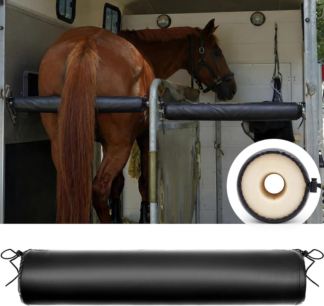 2 Pcs Horse Trailer Chest/Butt Bar Cover, 5.25 x 30 Inches