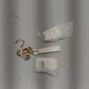 Key Fob Cover for Cadillac Escalade XT5 CT6 CTS SRX ATS 5-Buttons Soft TPU Full Covers Protector Car Keys Case Shell Keychain, White