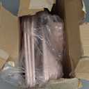 Pink Heart Velvet Baby Hangers - 50pack 13inch Toddler Hangers with 20pcs Clips, Premium Velvet Strong and Durable Baby Clothes Hangers Without Slipping, Ultra Slim and Stackable Space Saving (Pink-rose Gold)