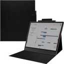 Magnetic Stand Case for 13.3'' Boox Tab X C (2025) / Boox Note Max (2024) Lightweight Book Folio Cover with Anti-Lost Magnetic Pen Buckle & Auto Wake/Sleep (Black)