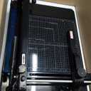 Heavy Duty Paper Cutter,12 inch Guillotine Paper Cutter,Guillotine Paper Cutters and Trimmers Cards Leather with Metal Base for Office Home School (Black, a4)