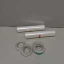 Duck Brand Window Insulation Kit - Winter Seal Kit Fits up to 10 Windows - Rolled Shrink Film Cuts to Size for Easy Indoor Installation - Tape Included - 62 In. by 420 In.- Clear