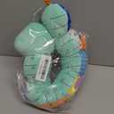 Baby Toys 0-6 Month, Musical Caterpillar Baby Rattle, Plush Sensory Toy with Mirror, Crinkle Textures, Newborn Developmental Tummy Time Stuffed Animal for Infants Boys Girls 6-12 Months (Blue)