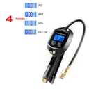 PINKJOY Digital Tire Inflator with Pressure Gauge, 250 PSI Air Chuck and Compressor Accessories Heavy Duty with Rubber Hose and Quick Connect Coupler with Display Resolution