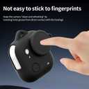Screen Protector+Lens Cap+Silicone Case for Insta360 GO Ultra,Protective Silicone Cover for 360 GO Ultra Combo Accessories(Black)