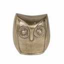 Aluminum Gold Owl 5.6 Inch