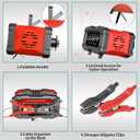 YONHAN Battery Charger 20A 12V/24V LiFePO4 Lead Acid Fully Automatic Battery Maintainer, Car Battery Trickle Charger Automotive w/Repair, Winter Mode, for AGM, STD, Gel, Deep Cycle Batteries