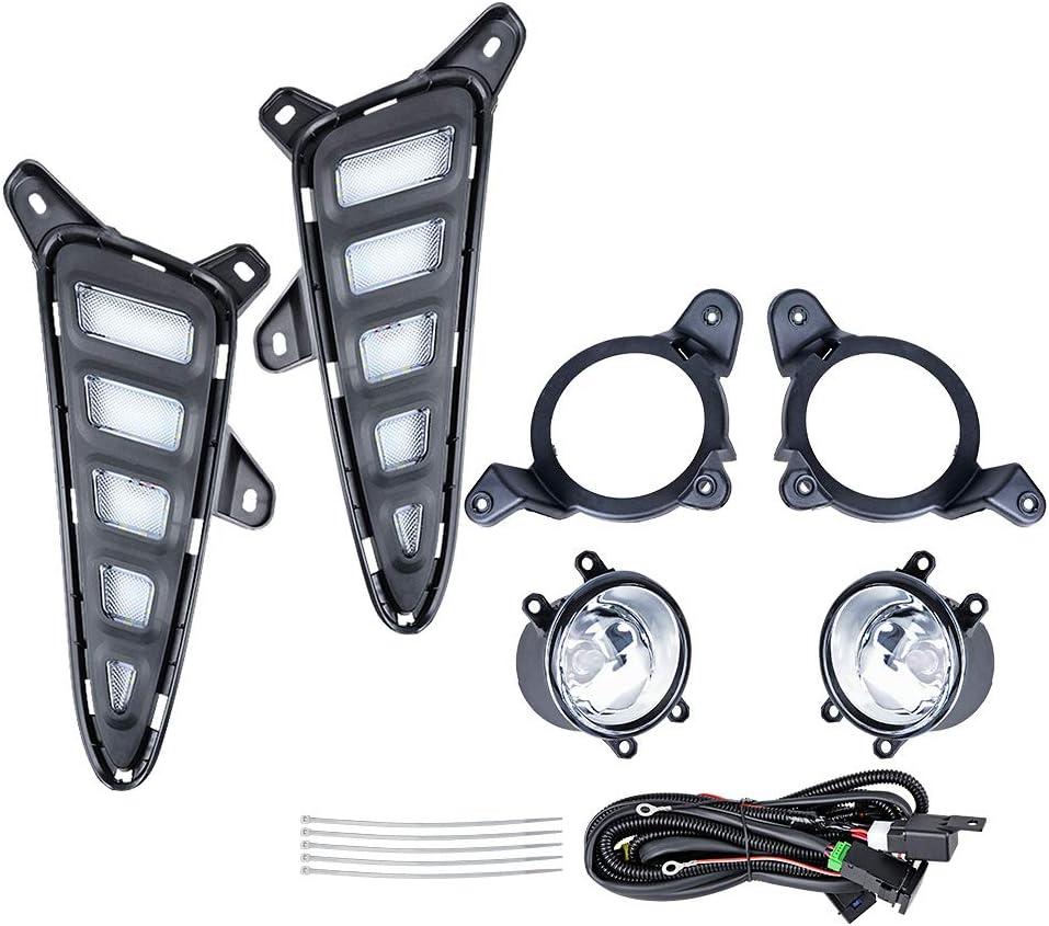 Astra Depot DRL Sequential Turn Signal Fog Light for 2016-2019 Toyota C-HR