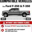 Mud Flaps for 2017-2026 Ford F250 F350 w/o OEM Fender Flares
