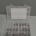 360Pcs 304 Stainless Steel Dowel Pin Shelf Support Peg Pin Rod Fasten Elements Assortment Kit, 24 Sizes M2 M3 M4 M5