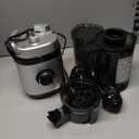 Juicer Machines, Cold Press Juicer with Wide Feed Chute, Slow Masticating Juicers for Whole Vegetables & Fruits, High Juice Yield, Easy to Clean, Large Auger, Light Silver