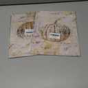 2 x TLESKE Vintage Fall Leaves Pumpkin Posters Prints Unframed 8x10 Set of 4, Autumn Rutsic Maple Oak Leaf Wall Art Prints Decor for Farmhouse Bedroom Living Room, Thanksgiving Wall Pictures (10L" x 8W")