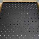 TORACK Pegboard Display Stand for Craft Shows & Fairs, 12 x 16 in Metal Tabletop Pegboard Display with Hooks for Christmas Fair Event(Black, Pack of 2)