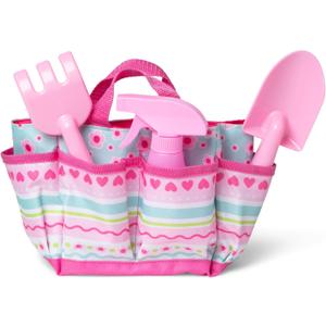 Melissa & Doug Sunny Patch Pretty Petals Gardening Tote Set with Tools