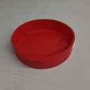 2 Pcs Silicone Cake Pan Round Baking Cake Molds Non-stick Quick Release Suitable for Cheesecake Puddings Party Favors(Red,10 Inches) (10 Inches, Red)