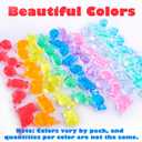 Niceup Plastic Candy Toys Lollipop Fake Sweets 160pcs Small Candyland Décor Party Favors Resin Figurine Slime Charms for Easter Egg Birthday Pinata Goodie Bag Fillers, Rave Trinkets