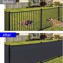 5ft x 50ft Black Privacy Screen Fence 90% Blockage Heavy Duty Fencing Mesh Shade Net Cover for Outdoor Wall Garden Backyard Porch Patio Balcony