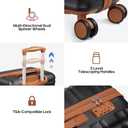 3 Piece Luggage Set, 20 Inch Carry On Luggage 22x14x9 Airline Approved