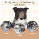 2 x Dog Muzzle - Anti Chew Adjustable, Mesh Muzzle for Small, Medium and Large Dogs, Can Breathe and Drink Water for Grooming, Training, Vet Visits Allows (Yellow Grid, X-Large)