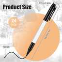 Colarr 24 Pcs Thick Tipped Low Vision Pen Black Ink Visual Easy to See Bold Pens with Felt Tip Quality Low Aids for Vision Seniors Elderly Office Home Classroom Writing Reading