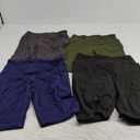 Mens Shorts Pack of 4, Size L (Black, Blue, Khaki, Grey)