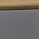 TODAYGO Small Bathroom Trash Can with Lid, 10L/2.6 Gal Slim Wastebasket  Odor & Pet Proof, Inner Bucket & Wood Grain Top, Plastic White Garbage Can for Kitchen, Bedroom, Living Room, Office, RV