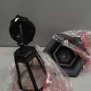 WISBEAM Outdoor Wall Lantern, Black Wall Sconce for House Porch Lighting Fixture, E26 Base 60W Max, Metal Housing Plus Glass, Wet Location Rated, ETL Qualified, Bulbs not Included (1 Pack)