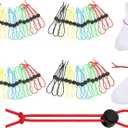 50Pcs Sock Clips - Amazing Laundry Sock Holder and Tie Clips - Organizer for Washing Machine and Dryer