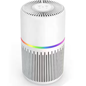 Air Purifiers for Home,FRESHDEW H13 True HEPA Air Purifier Up to 1300 Ft² Cleaner with 360° Air Inlet RGB Lights,13dB Air Purifier with APP Alexa Control Pet Hair,Dust,Smoke Wirldfire Pollen