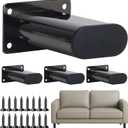 Furniture Legs 4 inch Couch Legs,Heavy Duty Legs for Furniture Set of 4 for Sofa Desk Dresser,Home DIY Replacement Feet