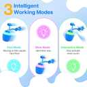 Interactive Dog Toy Ball,Automatic Moving Dog Ball with Bird Sound & Bluetooth Music,3 Play Modes Self Rolling Dog Ball,USB Rechargeable Toys for Boredom Small Medium Dogs,Not for Aggressive Chewers.