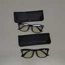 livho High Tech Blue Light Glasses - Advanced Blue Light Blocking Computer Glasses - Screen Fatigue & UV Protection (*B11 Light Black X 2)