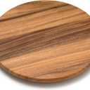Lipper International Acacia Wood 16" Lazy Susan Kitchen Turntable