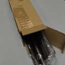 Bronze Curtain Rods for Windows 48 to 84 Inch, Decorative Heavy Duty Single-Side Adjustable 1'' Antique Brown Curtain Rod, Vintage Rustic Metal Drapery Pole for Farmhouse Bedroom Living Room (36''-88'' (1 Pack))