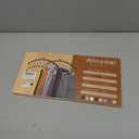 Legging Organizer for Closet, Metal Yoga Pants Hangers 2 Pack w/10 Clips Holds 20 Leggings, Space Saving Hanging Closet Organizer w/Rubber Coated Closet Organizers and Storage, Black