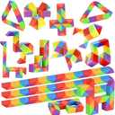 GOLDGE 24 Pack Mini Cube Puzzle Fidget Toys - Bulk Party Favors & Goodie Bag Stuffers for Kids, Travel Toys for Ages 4-8, Treasure Box Toys for Classroom, Birthday & Back to School Gifts