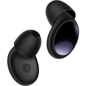 Ear Plugs for Sleeping 45dB Noise Cancelling Ear Plugs for Noise Reduction & Snoring, Concerts, Earplugs for Sleep, Sider Sleepers Airplane, Silicone Earplugs Reusable Concert Ear Plug +8Tip Obsidian