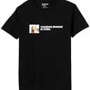 Dua Lipa Unisex's Standard Official Merch Training Season Photo T-Shirt, Black, Medium