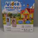 Video Walkie Talkies for Kids, 2 Pack Rechargeable Handheld Intercom Toddler Toys with Voice Changer, Fun Xmas/Birthday Gifts for in/Outdoor Family Play Camping Hiking Games for Boys Girls Ages 3-12