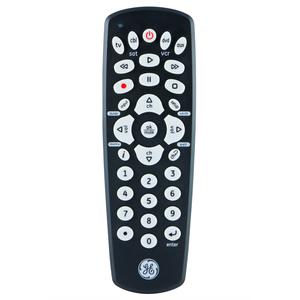 GE 4 Device Universal Remote Control 7252 27985 CL3 Cable DVD VCR AUX SAT