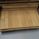 Bread Box for Kitchen Countertop,Wooden Bread Box for Homemade Bread,Large Bamboo Bread Storage Container,with Cutlery Drawer and Knife Rack