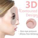 Sleep Mask 100% Light Blocking Eye Mask for Sleeping 3D Memory Foam Eye Covers with Adjustable Strap Night Blindfold for Women Pink