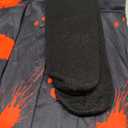 Zombie Cheerleader Costume for Girls Cheer Costumes Kids Halloween Scary Bloody Dress Accessories Set (Black, Large(9-10 Years))