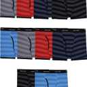 Fruit of the Loom Boys' and Toddler Boxer Briefs, Tag Free & Breathable Underwear, Assorted Color Multipacks (Large)
