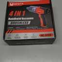 Car Vacuum Portable Cordless, 4 in 1 Mini Vacuum Cleaner Hight Power, 12000Pa Powerful Suction, Air Duster, Dual Filter,Adjustable Small Vaccum Portable Cordless for Car, Home, Pet, Office (Red)