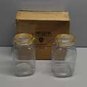 Galashield Glass Jars with Lids 50 oz Food Storage Jars with Airtight Lids Leak Proof Glass Canisters Kitchen Jars [Set of 2]