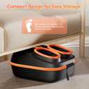 Foot Massager Machine with Heat, Upgrade 6 Airbags 29 Nodes Deep Rolling, Compression, Ankle Kneading, Shiatsu Foot Massager for Neuropathy Plantar Fasciitis, Gifts for Men Women Fits Up to 13"